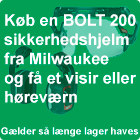 Milwaukee sikkerhedshjelm BOLT™200 hvid ventileret