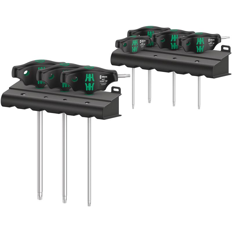 Wera 467/7 TORX ® HF Set 1 T-nøgle sæt med holdefunktion