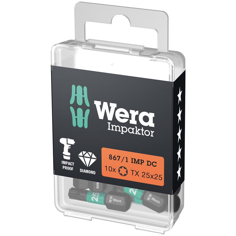 Se Wera 867/1 IMP DC TORX ® DIY Impaktor bits hos Dorch & Danola A/S