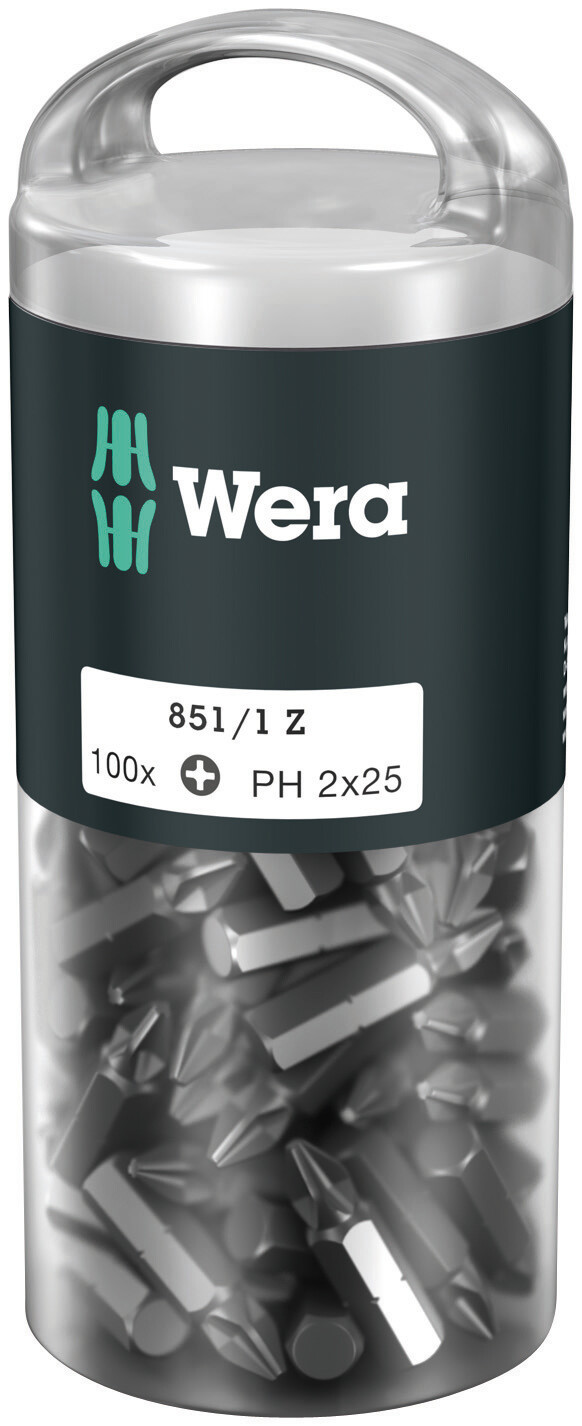 Wera 851/1 Z DIY 100 bits, PH 2 x 25mm 100 stk.