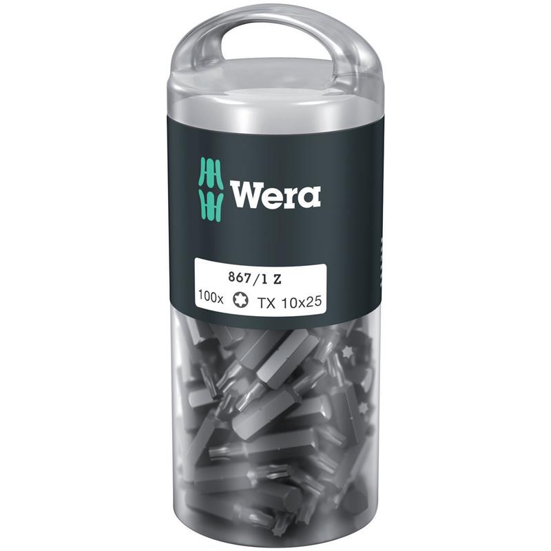 Wera 867/1 TORX ® bits DIY TZ10 25mm 100 stk.