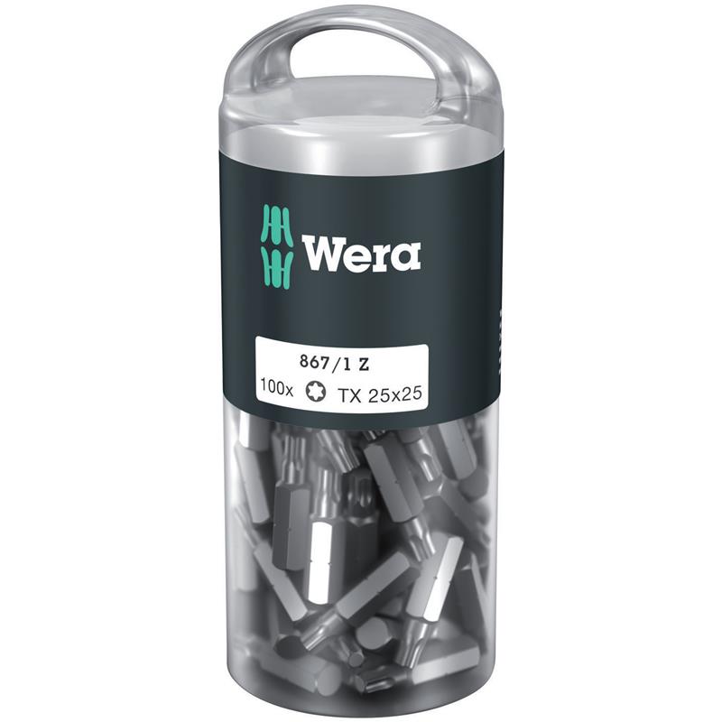 Wera 867/1 TORX ® bits DIY TX25 25mm 100stk.