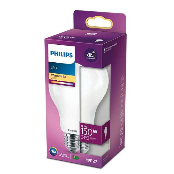 Philips LED pære 150W varm hvid E27 A++