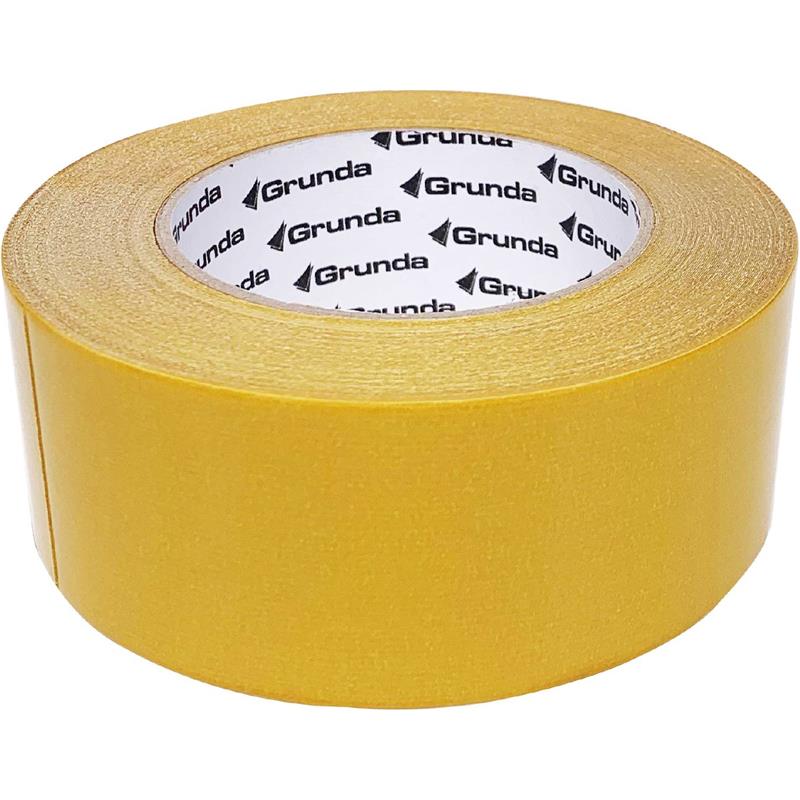 Grunda dobbeltklæbende tape 50mm x 25m - Tæppetape