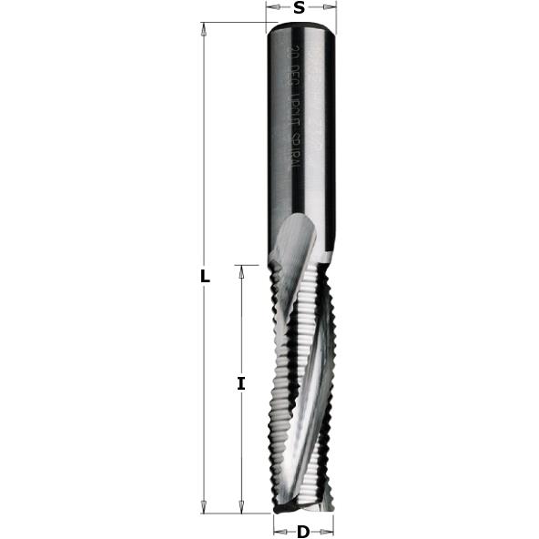 CMT Grovfræser HM 20x60/120 Z3 Hp