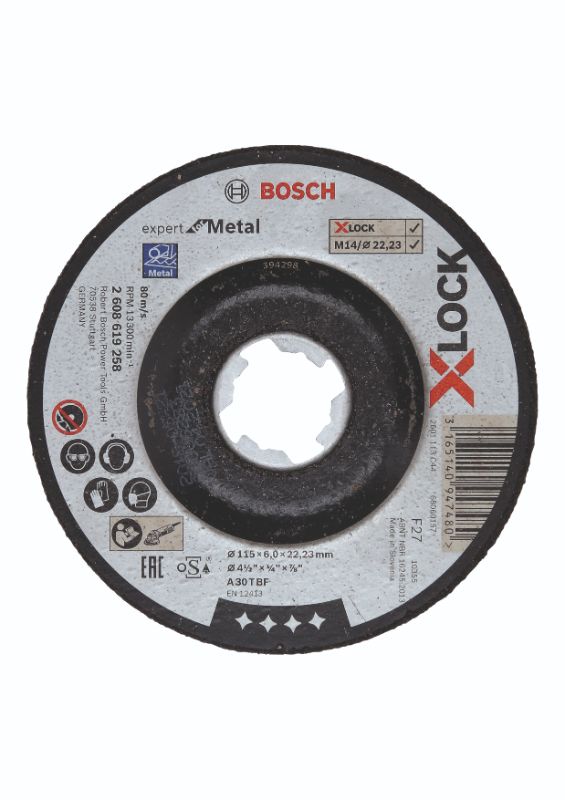 Billede af Bosch X-LOCK Expert for Metal-slibeskive 115 x 22,2 x 6mm