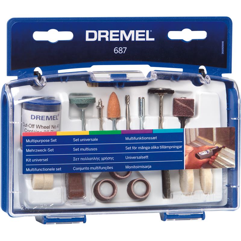 Dremel Tilbehørssæt 687 - 52 Dele multifunktion