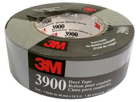 3M Lærredstape 3900 sølvgrå 48 mm x 55 m (gaffatape)