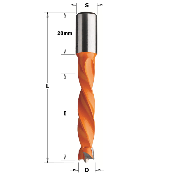 CMT Dyvelbor HM 6x43/70 K10 H