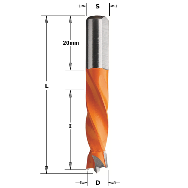 CMT Dyvelbor HM 5x30/55,5 K8 H