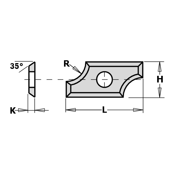 CMT Radieplatte 19,5x9x1,5 R2 CMT