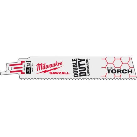 Milwaukee Sawzallbajonetsavklinger 150/TPI14 The Torch til metal