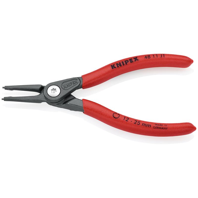 Knipex Præcisions-låseringstang til indvendige ringe i boringer grå atramenteret, betrukket med skridhæmmende kunststof 140 mm