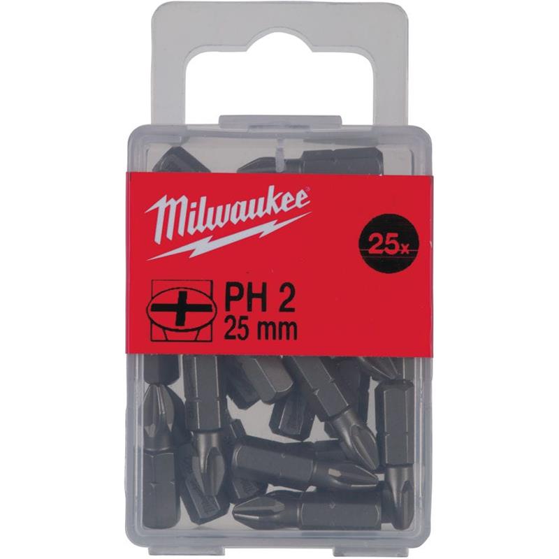 Milwaukee Bits PH2 x 25mm 25P