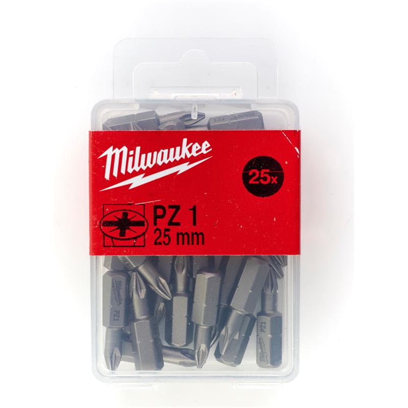 Milwaukee Bits PZ1 x 25mm 25P