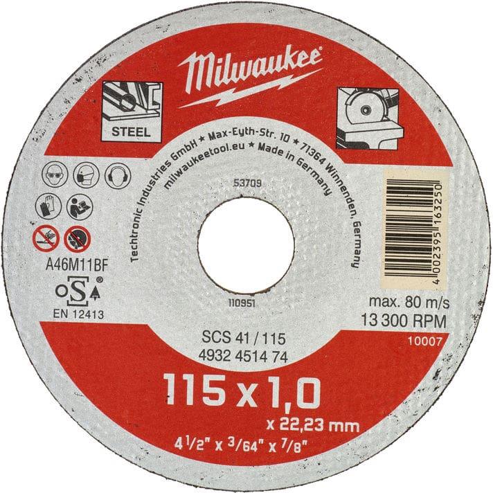 Milwaukee Skæreskive Metal STD 115x1mm 200P