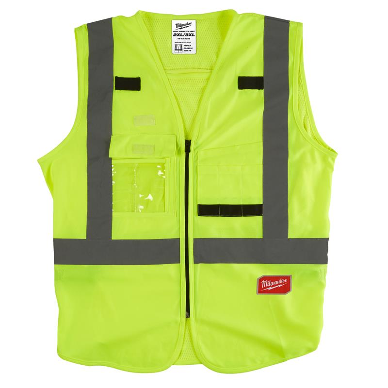 Milwaukee Sikkerhedsvest HI-VIS Gul XXL