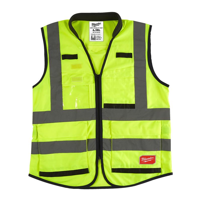 Milwaukee SIKKERHEDSVEST HV PRE GUL L/XL