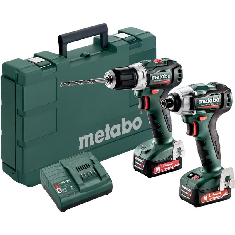 Metabo Combo 12v BS BL+SSD BL 2x2,0