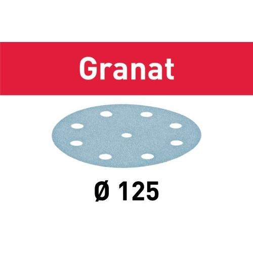 Festool StickFix-slibepapir Ø 125 mm Granat P400