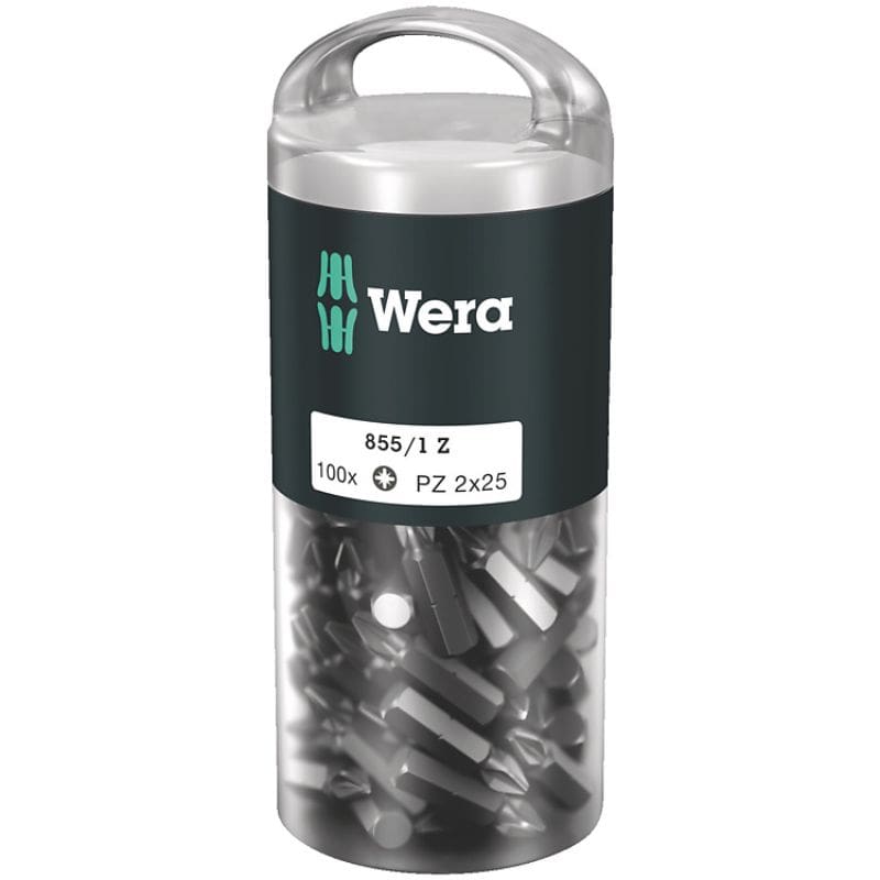 Wera Bits 855/1 Z DIY PZ 2 x 25 mm 100 stk.