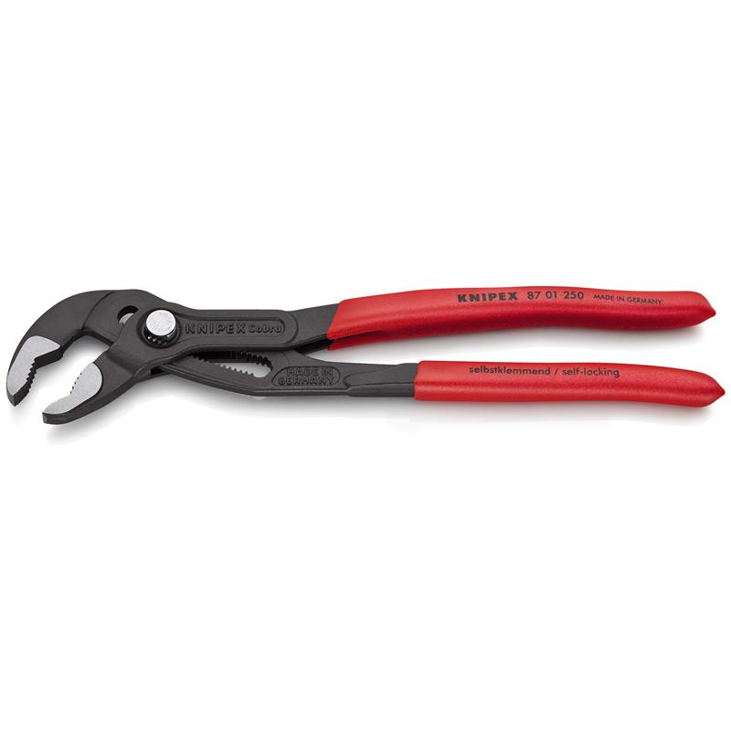 Knipex KNIPEX Cobra ® Hightech-vandpumpetang grå atramenteret, betrukket med skridhæmmende kunststof 250 mm