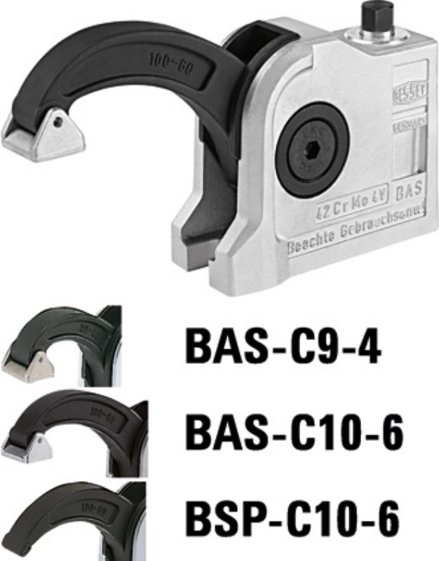 BESSEY Kompaktspænder, åbent fastgørelsesborehul BAS-C10-6