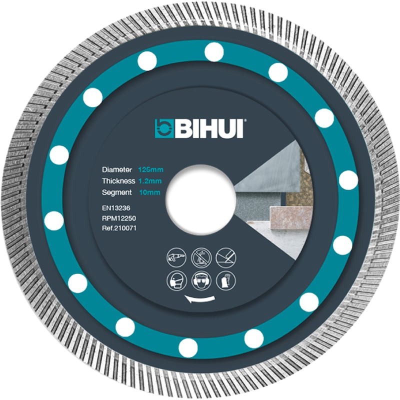 BIHUI diamant skive 125mm 1,2mm