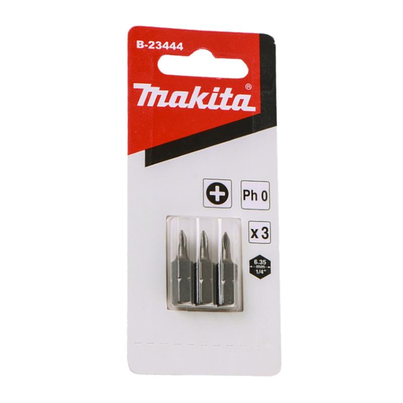 Makita BITSSÆT 3 DELE PH 0-25MM B-23444