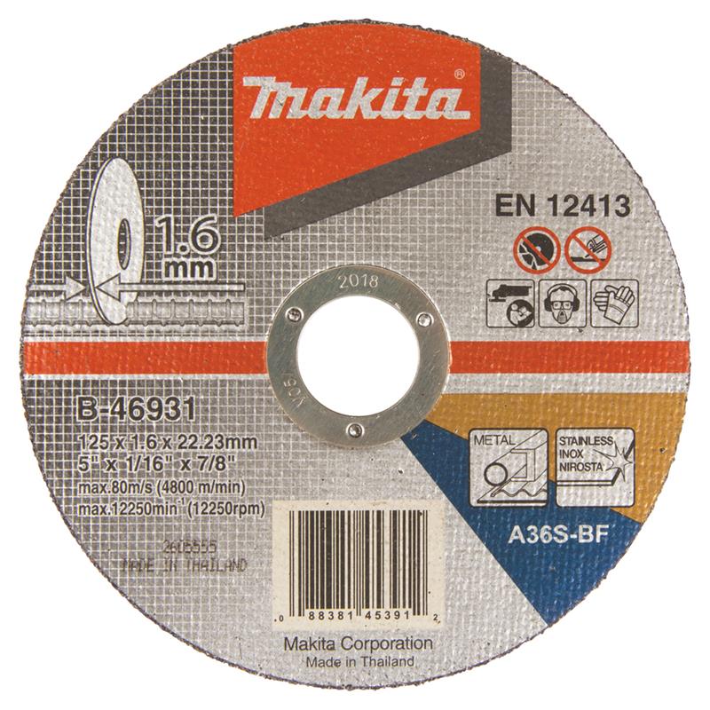 Makita SKÆRESKIVE 125X1.6X22.23 (EN) B-46931