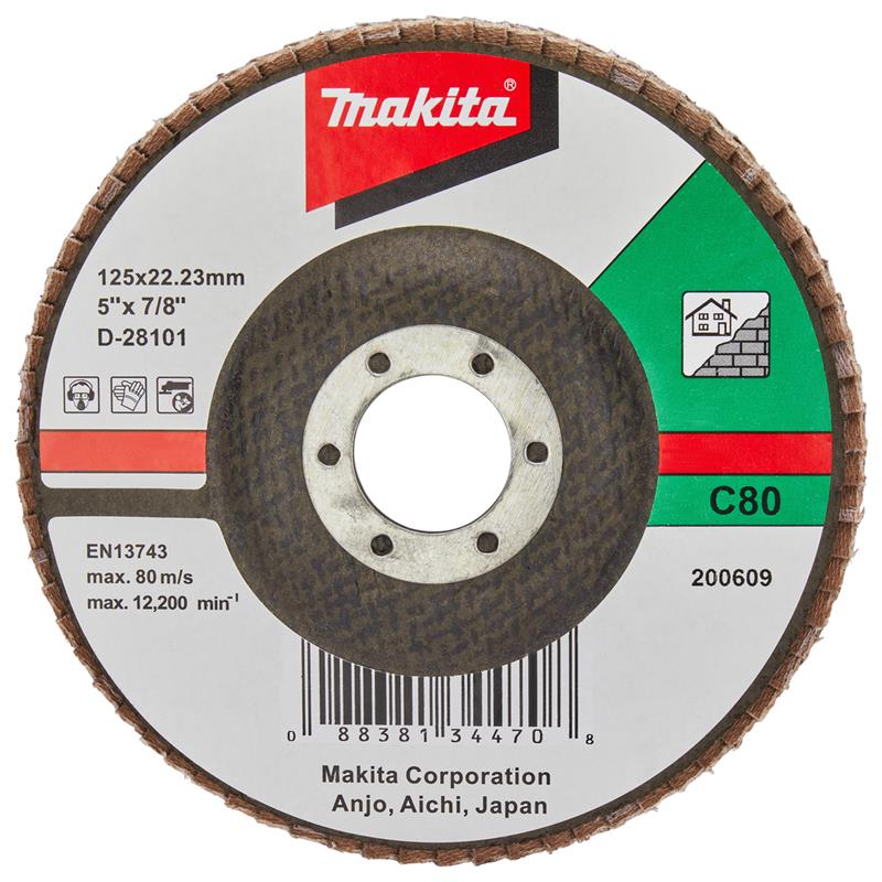 Makita FLAPSKIVE 125MM C80 D-28101