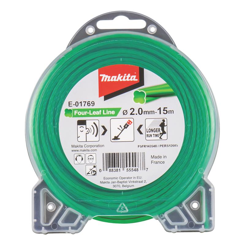 Makita NYLON TRÅD 2.0-15M 4 KANT E-01769