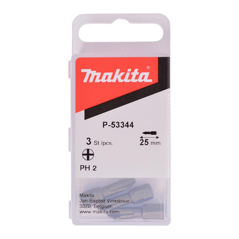 Makita PH 2 BIT 25MM 3 STK. P-53344