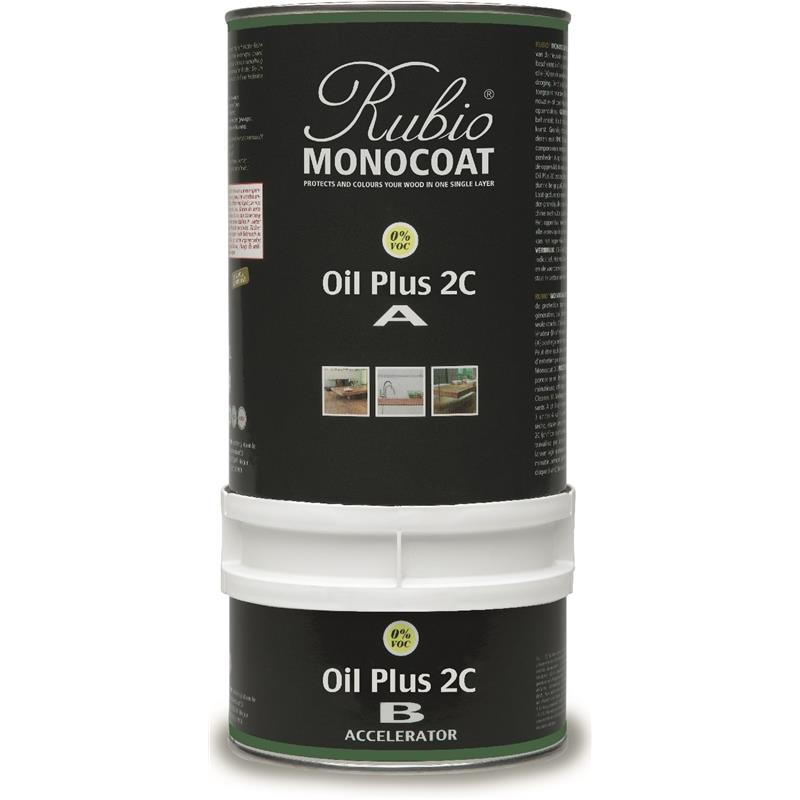 Rubio Monocoat olie Plus 2C Havanna 1 L inkl. accelerator 300 ml.