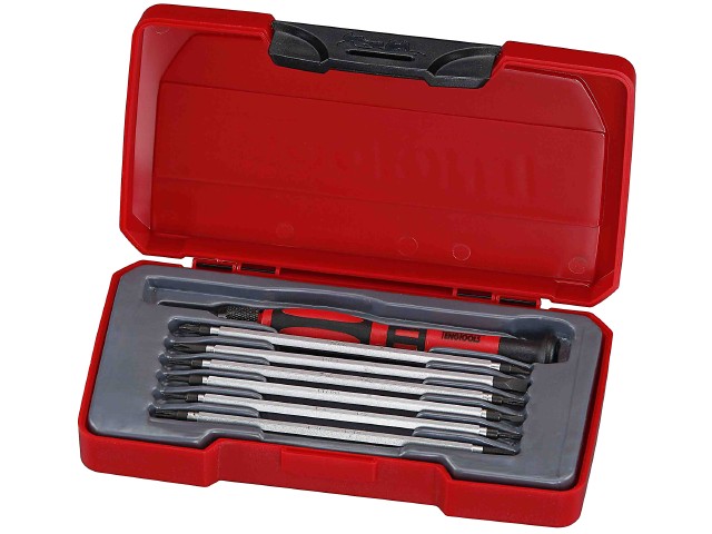 Teng Tools mini skruetrækkersæt 8 dele TM708