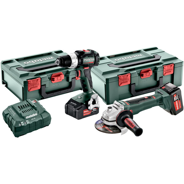 Metabo Combo SET BS 18 LT BL + WB 18 LTX BL 125