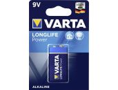 Varta Alkaliske batterier Longlife Power 6LR61 9V 644700825