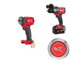 Milwaukee 100 års Twinkit Deal nr. 3 inkl. væg ur 4933492521-100