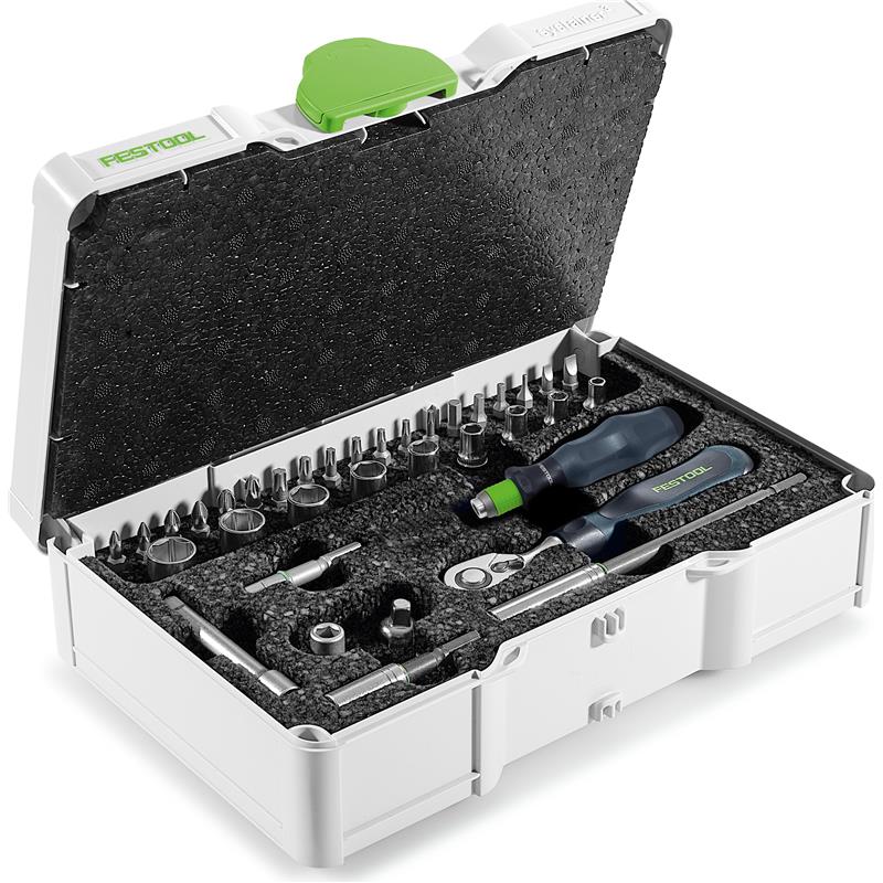 Festool Topnøglesæt SYS3 S 76-1/4"-CE RA (4-13mm)