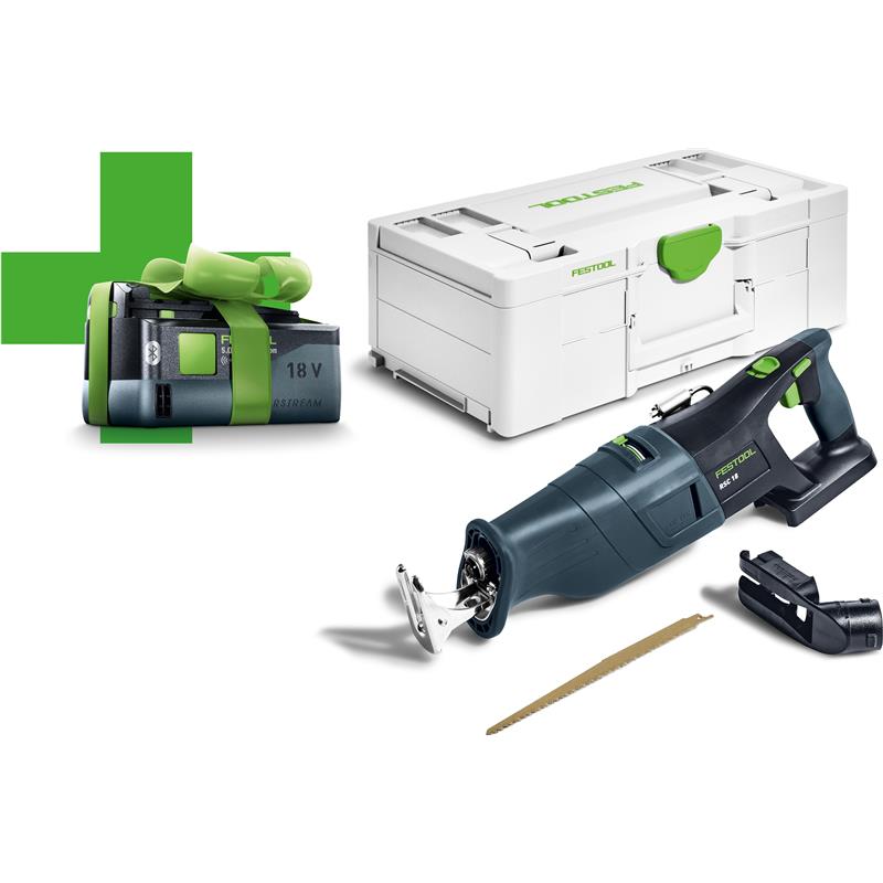 Festool Akku bajonetsav RSC 18 EB-Basic Promo inkl. 1 stk. batteri BP 18 Li 5,0 ASI