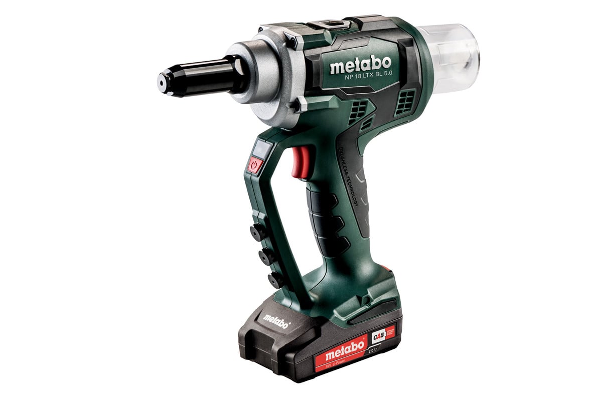 Metabo Akku Nittepistol NP 18 LTX BL 5.0 2x2,0