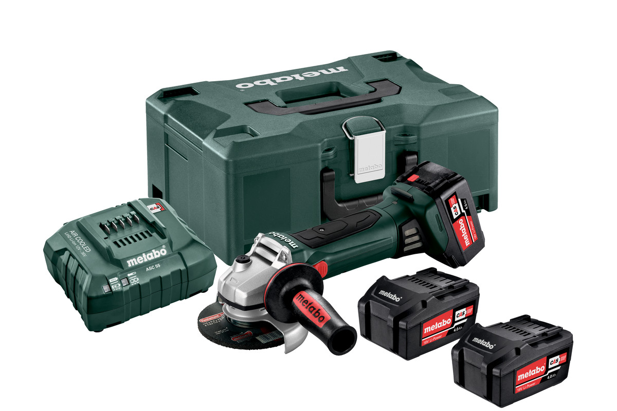 Metabo W 18 LTX 125 Quick Set Vinkelsliber 3x4,0