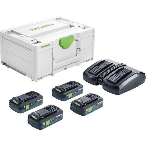 Festool Energi-Set SYS 18V 4x4,0/TCL 6 DUO