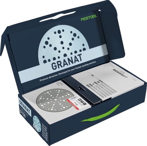 Festool Slibepapir STF D150/48 GR-Set Granat